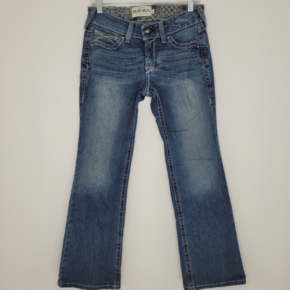 Ariat Denim - Ariat REAL Riding Jeans Rainstorm Bootcut Mid-Rise 28s